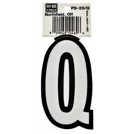 Hy-Ko 3.25In Boat Letter Q, 10PK A10469